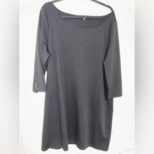 Old Navy Black Dress with Button Accents